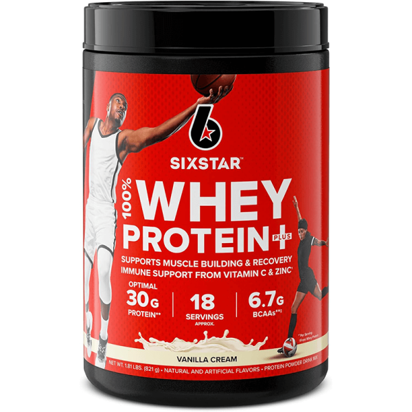 Six Star Elite Series 100% Whey Protein Plus Vanilla Cream 1.8lbs US