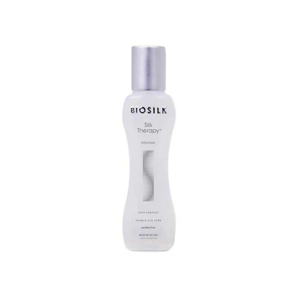BioSilk Silk Therapy Original, Reconstructing Treatment For Adding Shine & Helping Prevent Split Ends, Sulfate, Paraben, & Cruelty-Free, 2.26 Oz