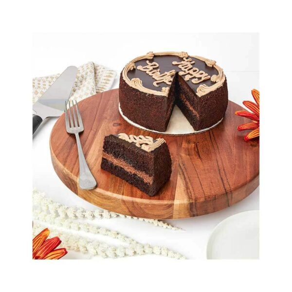 David’s Cookies Chocolate Fudge Cake 7” - Delicious Birthday Cakes and Treats for Delivery - Fresh Bakery Dessert, Delivered Frozen in Dry Ice - Great Birthday Party Gift Idea for Women, Men and Kids
